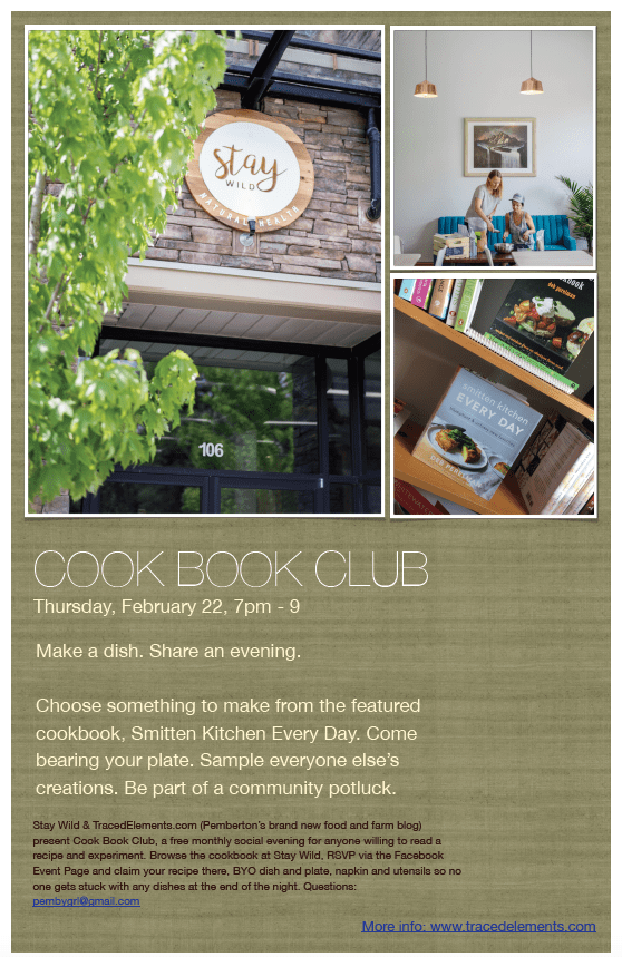 Cook Book Club Feb 22 poster