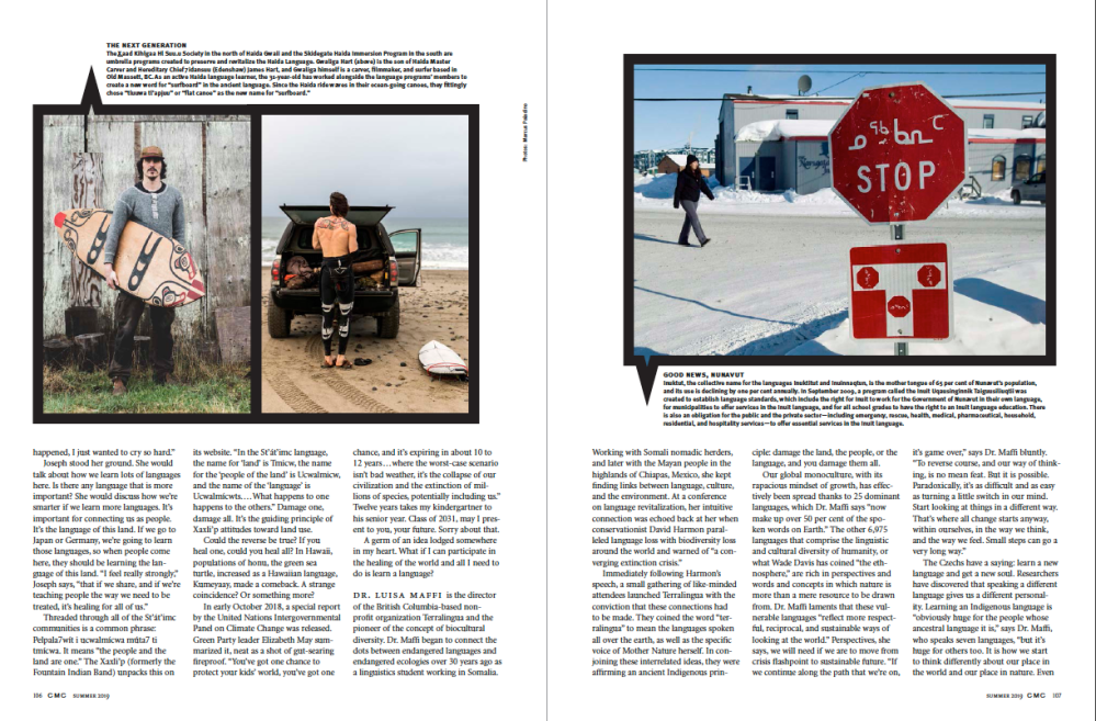Revitalizing Indigenous Languages CMC mag