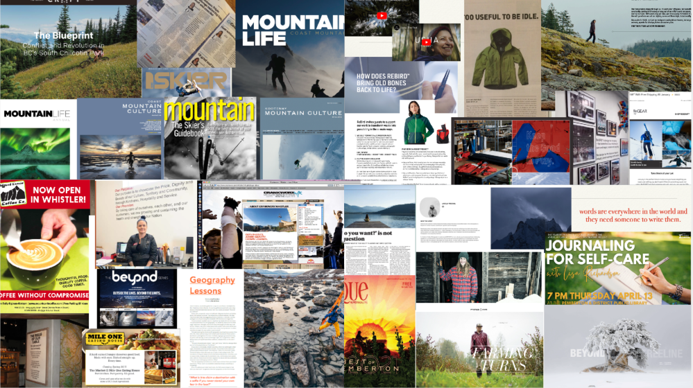 collage of publications from lisa richardson